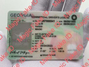 New Georgia Driver License Polycarbonate CDL - Magic Fake IDs