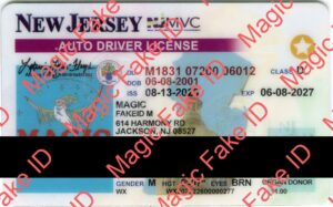 New New Jersey Driver License - Magic Fake IDs | Scannable Fake IDS